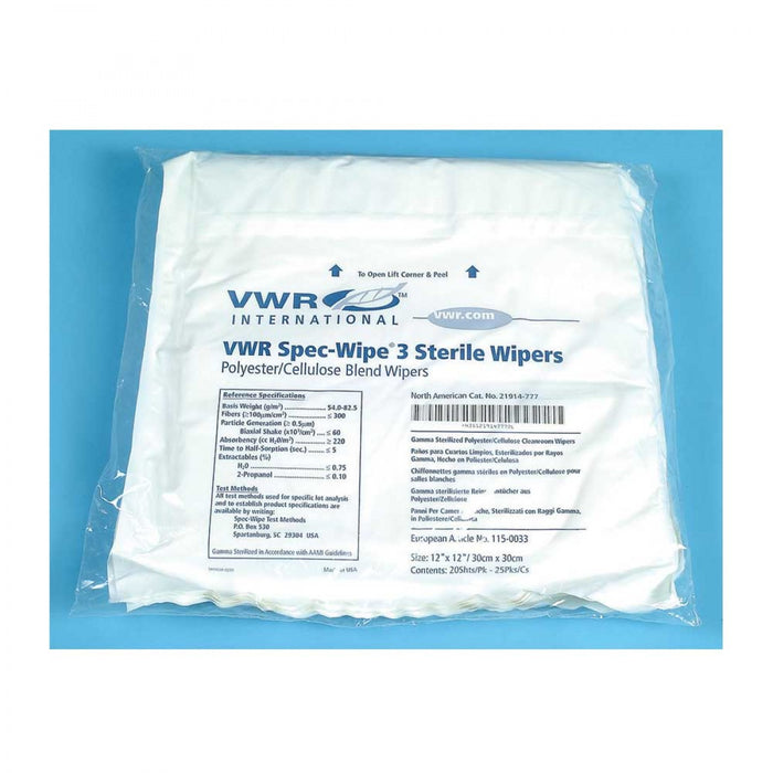 Cleanroom Wipe Sterile Lint-Free 100 / Box