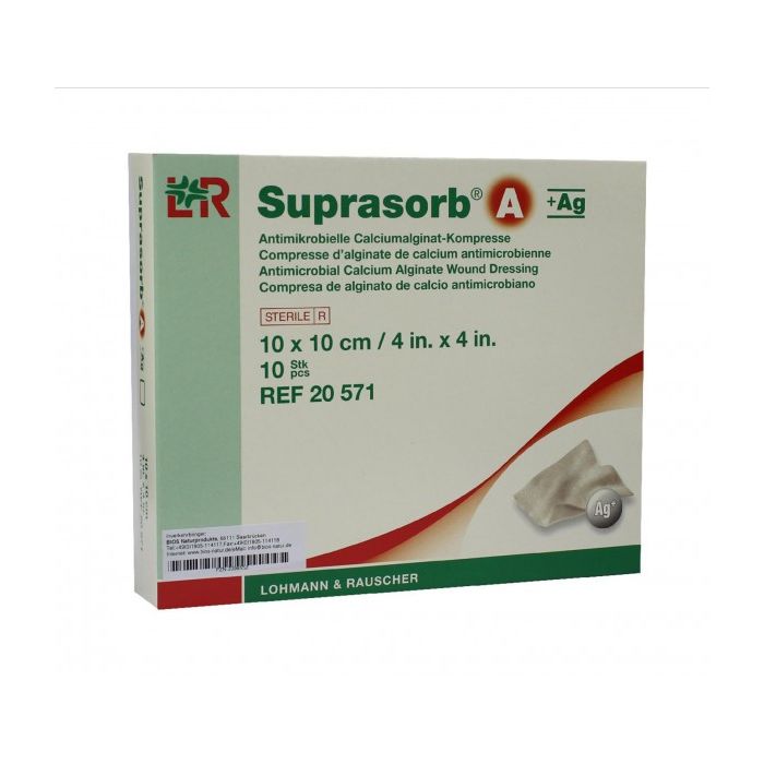 Lohmann & Rauscher Suprasorb A+ Ag Calcium Alginate Dressing with Antimicrobial Silver