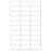 Chart Labels Laser Portrait 2 27/32" X 1 1/12" White - 30 Lbls Per Sheet, 4 Pks Of 250 Sheets Per Case