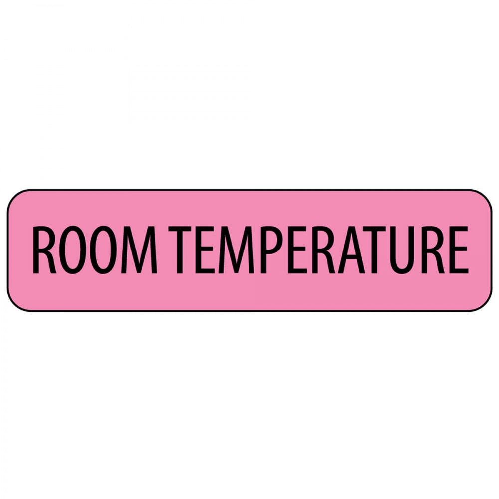 Label Paper Permanent Room Temperature 1" Core 1 1/4" X 5/16" Fl. Pink 760 Per Roll