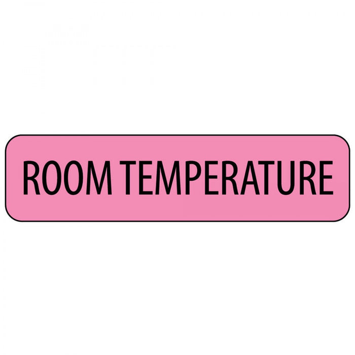 Label Paper Permanent Room Temperature 1" Core 1 1/4" X 5/16" Fl. Pink 760 Per Roll