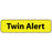 Label Paper Permanent Twin Alert 1" Core 1 1/4" X 5/16" Yellow 760 Per Roll