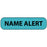 Label Paper Removable Name Alert 1" Core 1 7/16" X 3/8" Blue 666 Per Roll