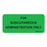 Label Paper Removable For Subcutaneous 1" Core 2 1/4" X 1 Fl. Green 420 Per Roll