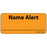 Label Paper Removable Name Alert 1" Core 2 1/4" X 1 Fl. Orange 420 Per Roll