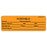 Label Paper Removable Portable Erect 1" Core 2 15/16" X 1 Fl. Orange 333 Per Roll