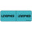 Label Paper Removable Levophed : Levophed 1" Core 2 15/16" X 1 Blue 333 Per Roll