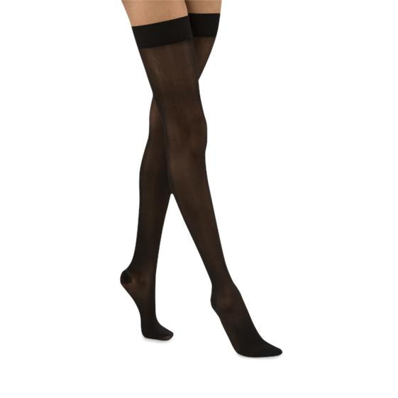 Bsn Medical Inc JOBST UltraSheer Sensitive Thigh Highs - 20-30 mmHg UltraSheer Thigh Highs, Black, Size Petite M - 7768717