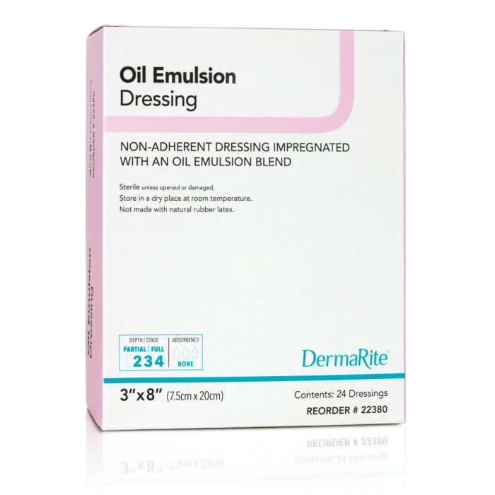 DermaRite Oil Emulsion Non-Adherent Wound Dressing