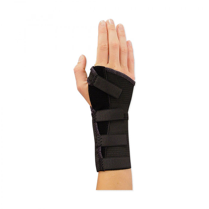 Wrist Brace - Economy Material: Elastic Length: 7" Side: Left Color: Black Size: Large 1 / Each