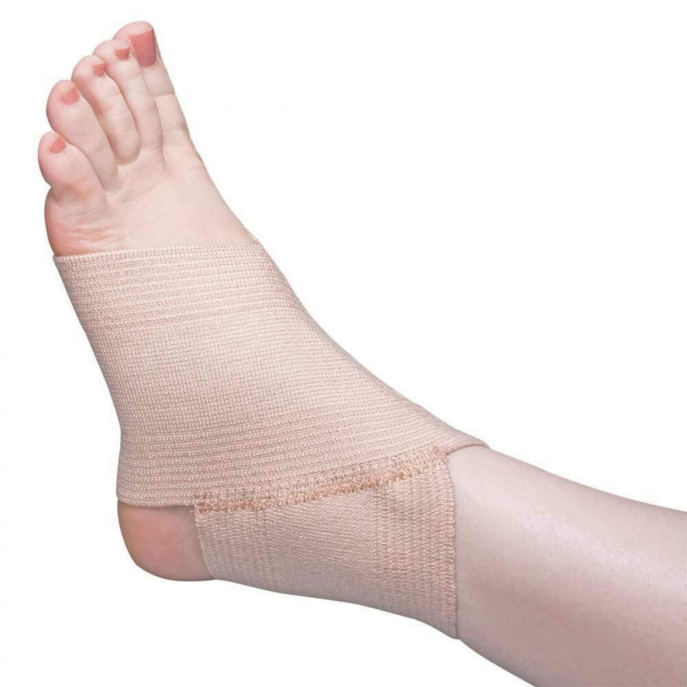 Ankle Support Pull-On Sleeve Cotton Elastic Design Fits Easily In Shoe Size L