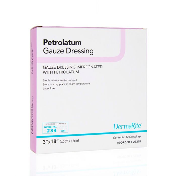 DermaRite Petrolatum Gauze Wound Dressing