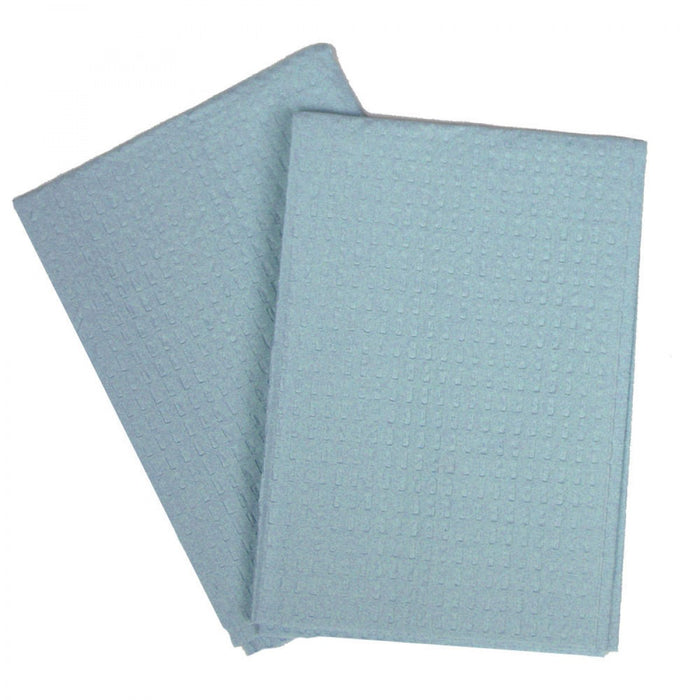 Disposable Towel Color: Blue Material: 2 Ply Tissue Dimensions: 13" X 18" 500 / Case