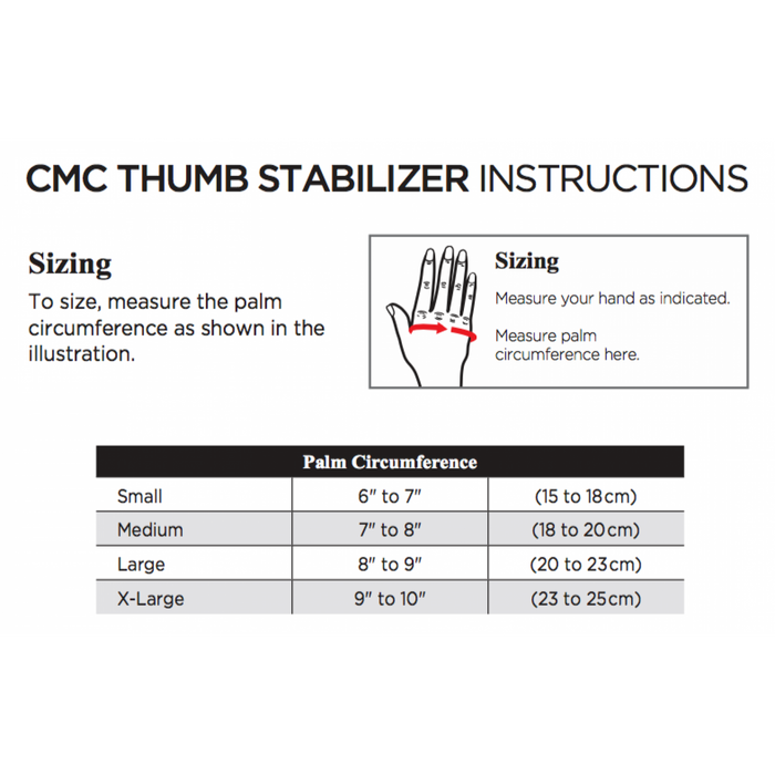 Scott Specialties, Inc Preferred 1st CMC Thumb Stabilizer w/ Removable Strap