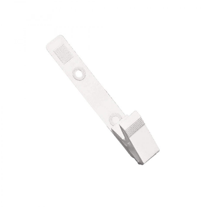 Visitor Pass Strap Clip 3-1/8" Long Plastic White 100/Pack