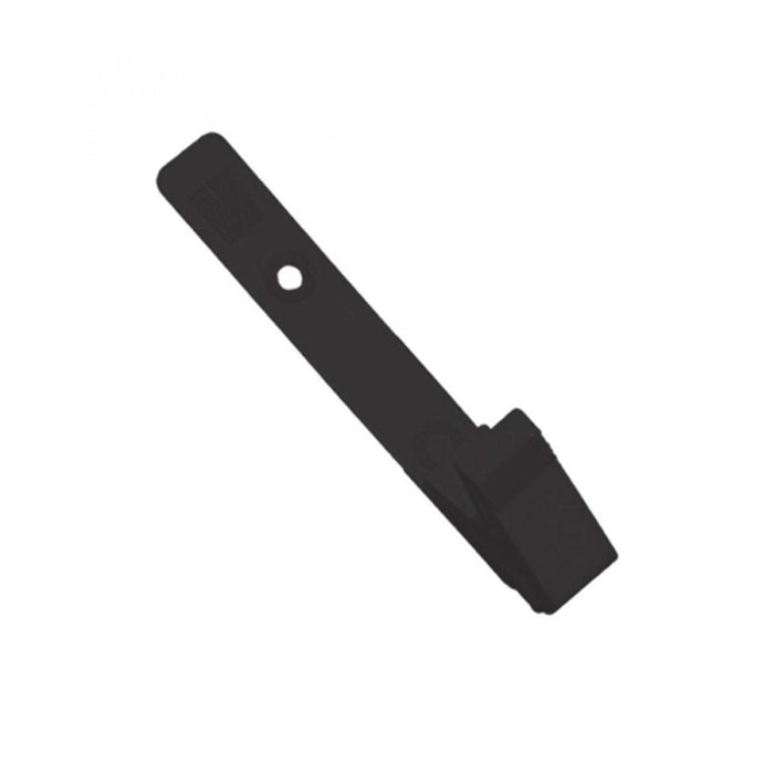 Visitor Pass Strap Clip 3-1/8" Long Plastic Black 100/Pack