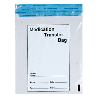 Medication Transfer Bag by Action Bag Company