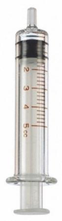 B Braun Medical Luer Slip Glass Syringes - Glass Syringe with Spinal Luer Slip, Sterile, 5 mL - 332147