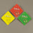 DeRoyal Fall Prevention Magnets - Fall Prevention Magnet, Yellow - MM3044-Y