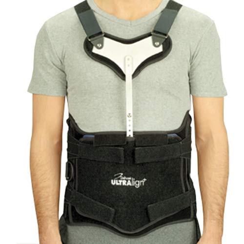 DeRoyal Ultralign Spinal Orthoses+TLSO - Ultralign Spinal Closure Systems + TLSO, Nontapered, 15°, Size LG - UPT3533-15