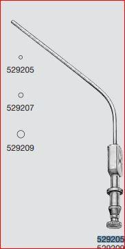 Karl Storz End Frazier Sunction Tubes - Frazier Suction Tube, Angled, 5 Fr x 17.5 cm - 529205