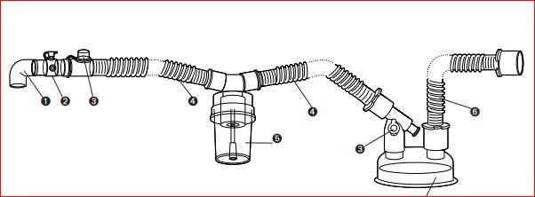 Philips Adult Passive Circuit w/Water Trap - DBM-CIRCUIT, VENT, TRILOGY, PASSIVE, ADULT - 1069444