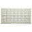 PANEL, LOUVERED, WHITE, 36"X19", W/32CLR BIN