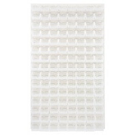 PANEL, LOUVERED, WHITE, 36"X61", W/120CLR BI