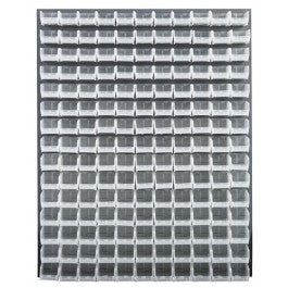 PANEL, LOUVERED, GRAY, 48"X61", W/165CLR BIN