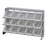 RACK, BENCH, SLOPED, 15CLR BINS, 12"X36"X21"