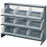 RACK, BENCH, STEEL, 9CLR BINS, 12"X36"X21"