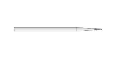 Microaire Sugical End-cutting Burs - End-Cutting Bur, Carbide, Medium, 6 Flutes x 0.8 mm - ZB-100