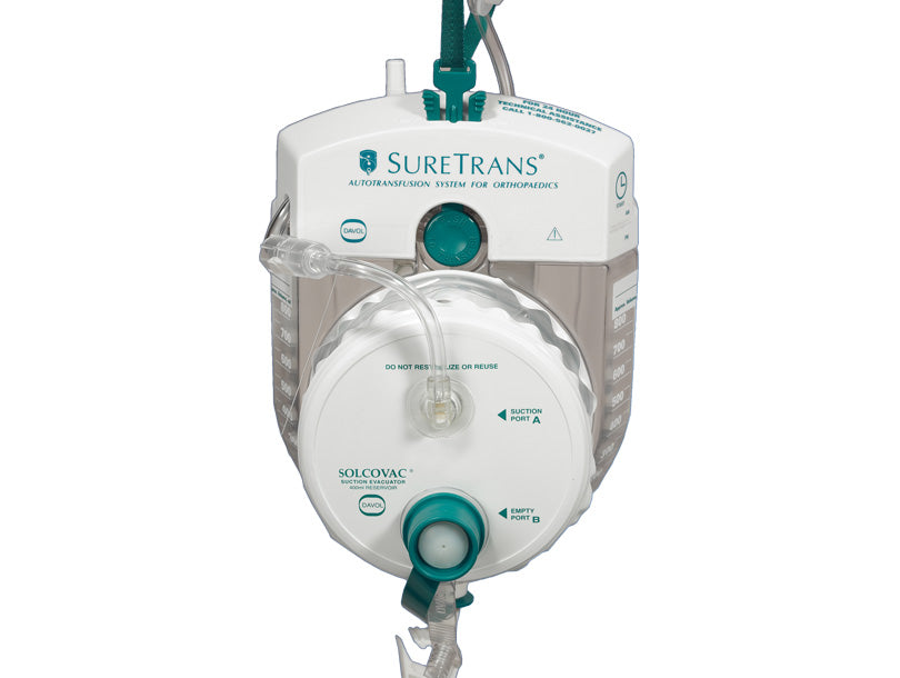 CR Bard SureTrans Autotransfusion System - SureTrans Autotransfusion System with 3/16" PVC Drain and 2 Trocars - 8592000