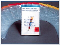 SAF-T-ZIP Specimen Bag, Zip