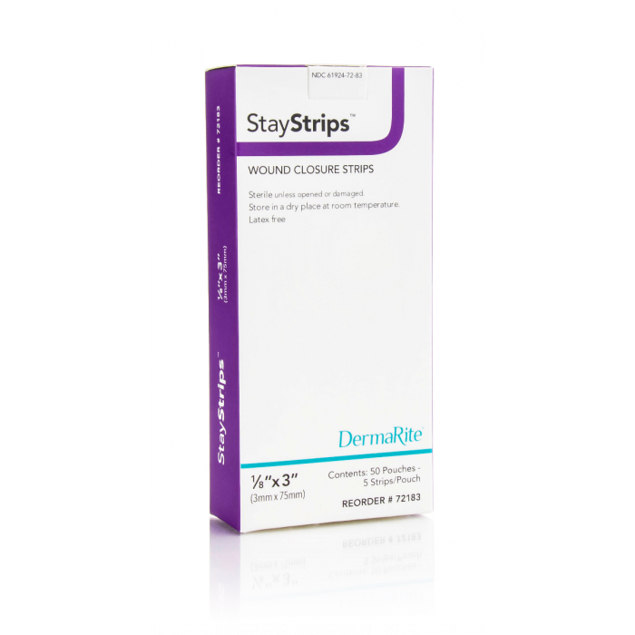 DermaRite StayStrips Wound Closure Strips