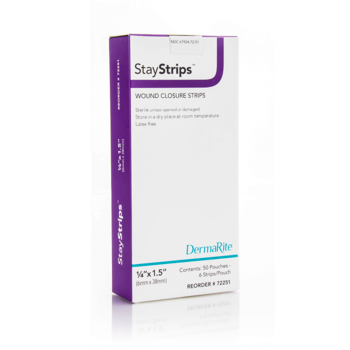 DermaRite StayStrips Wound Closure Strips