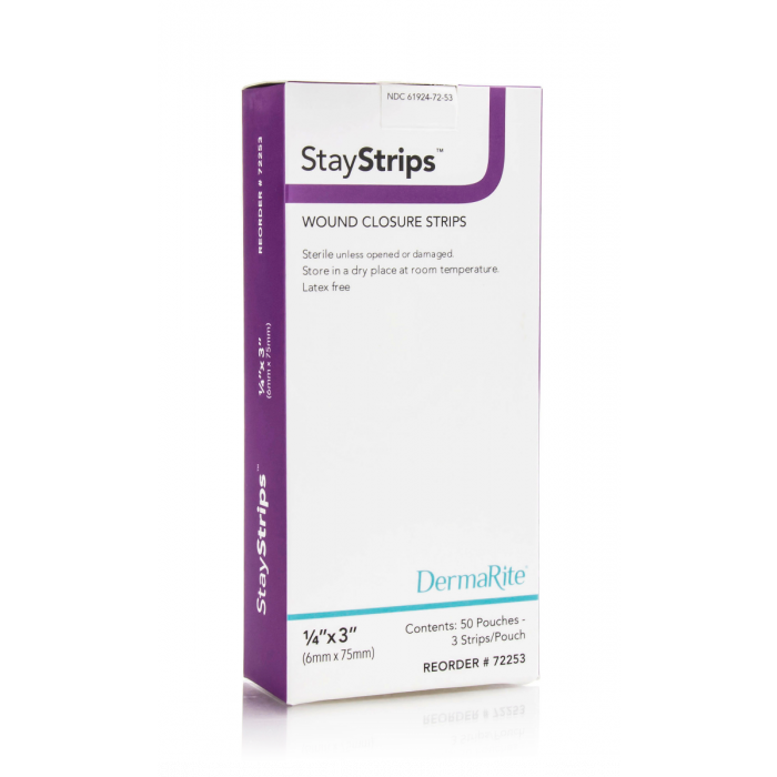 DermaRite StayStrips Wound Closure Strips