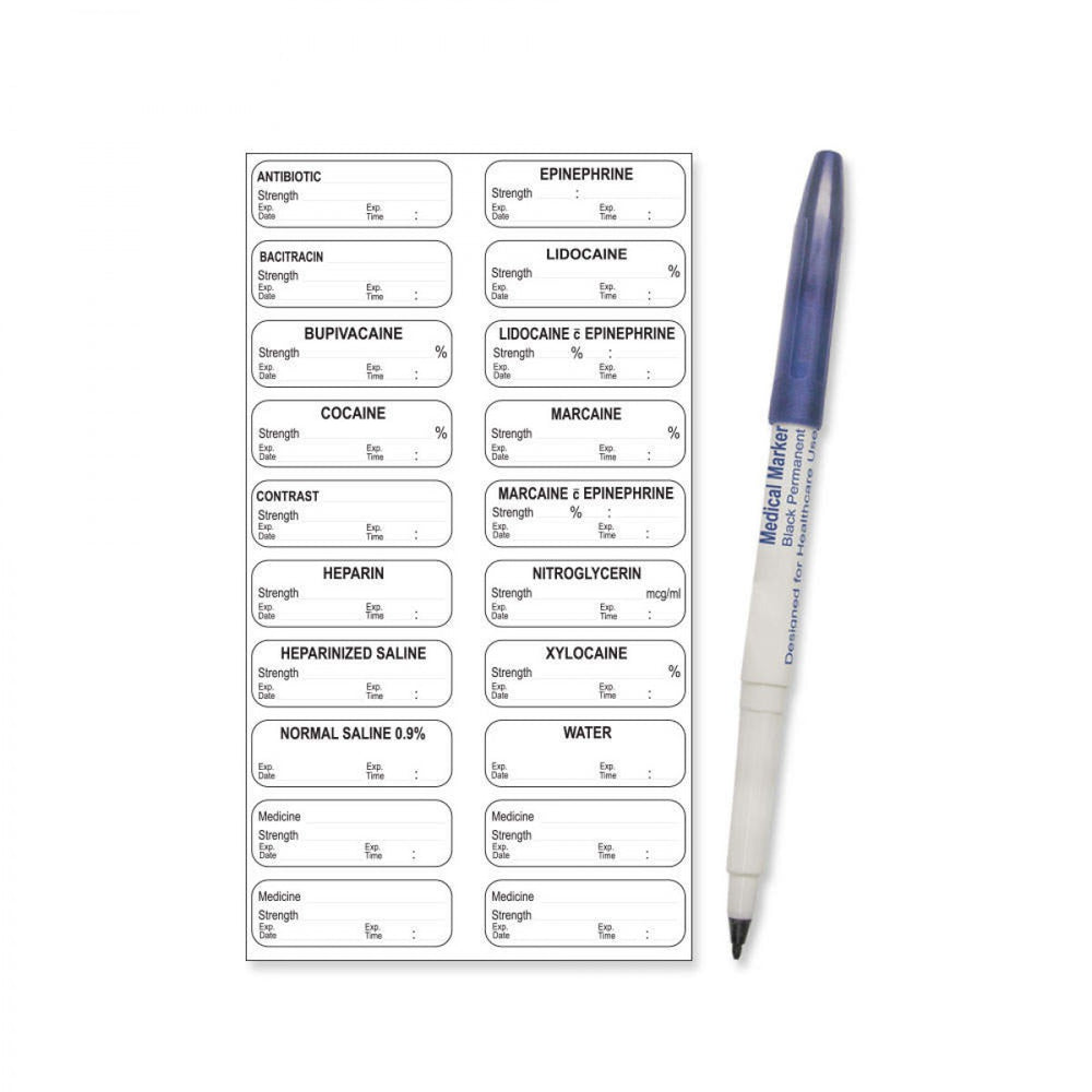 Sterile Medication Label Kits