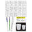 Sterile Label Kit Includes Skin Marking Pen, Medical Marker, Medicine Cups, Ruler And Time Out Label Permanent 5 1 1/2" X 1/2" White 100 Per Case