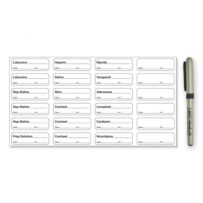 Sterile Medication Label Kits