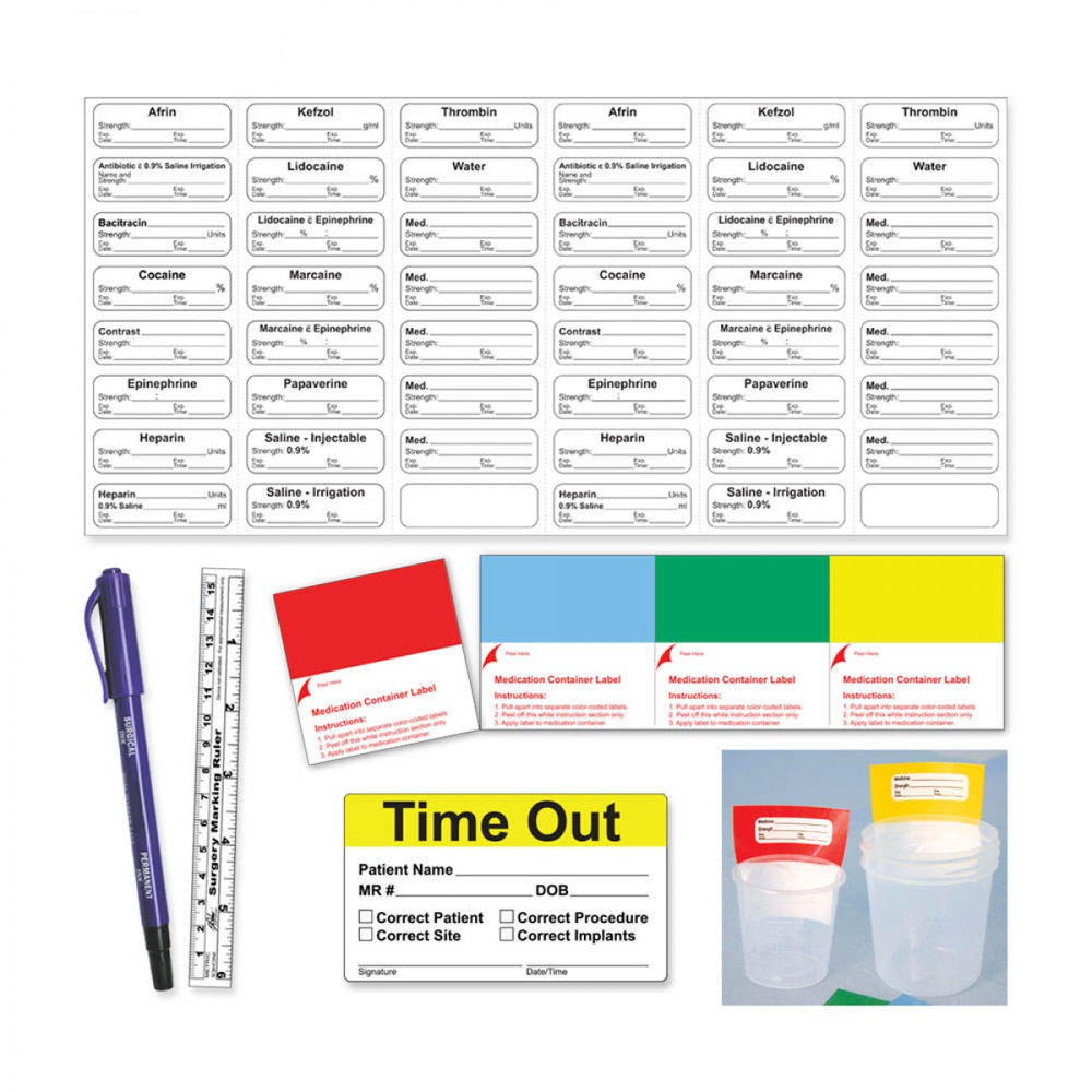 Sterile Medication Label Kits