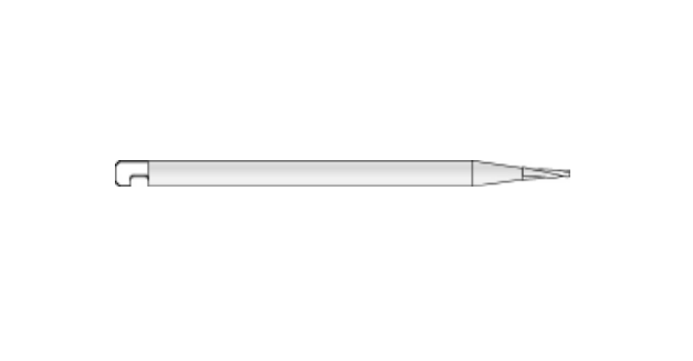 Microaire Sugical Side Cutting Burs - Side Cutting Bur, Oral, 6 Flutes x 1.2 mm - K-72