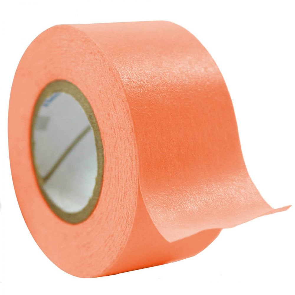 Timetape Tape Removable 1" Core 1 X 500" Imprints Salmon 500 Inches Per Roll