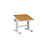 Clinton Crank Height Adjustable Personal Work Table with Tilt Top