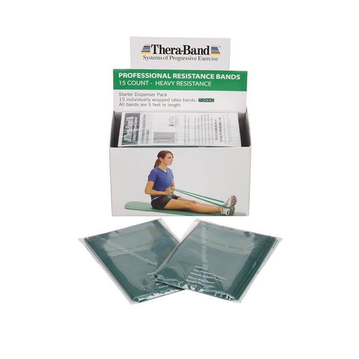 TheraBand Individual Professional Resistance Bands - Box of 15