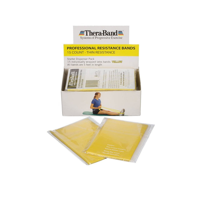 TheraBand Individual Professional Resistance Bands - Box of 15