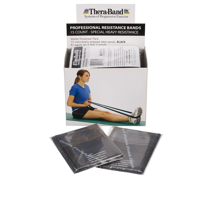 TheraBand Individual Professional Resistance Bands - Box of 15