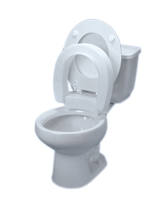 Elevated Toilet Seat Hinged