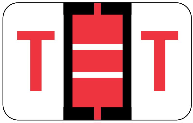 Medical Use Labels - UAL Alpha Side Tab Labels