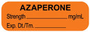 Medical Use Labels - Anesthesia Label, Azaperone mg/mL, 1-1/2" x 1/2"